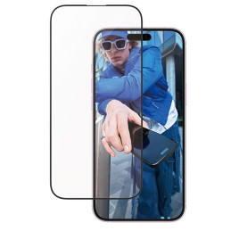 Grūdinto stiklo „PanzerGlass“ ekrano apsauga Aliuminis rėmas, ypač platus, su aliuminio rėmeliu, skirtas „iPhone 16 Plus...