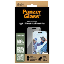 PanzerGlass ekrano apsauga Classic Fit grūdintas stiklas, skirtas iPhone 16 Plus