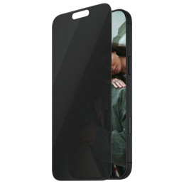 SAUGUS grūdintas stiklas iš PanzerGlass Privacy Screen Protector Itin platus, tinka iPhone 16 Pro