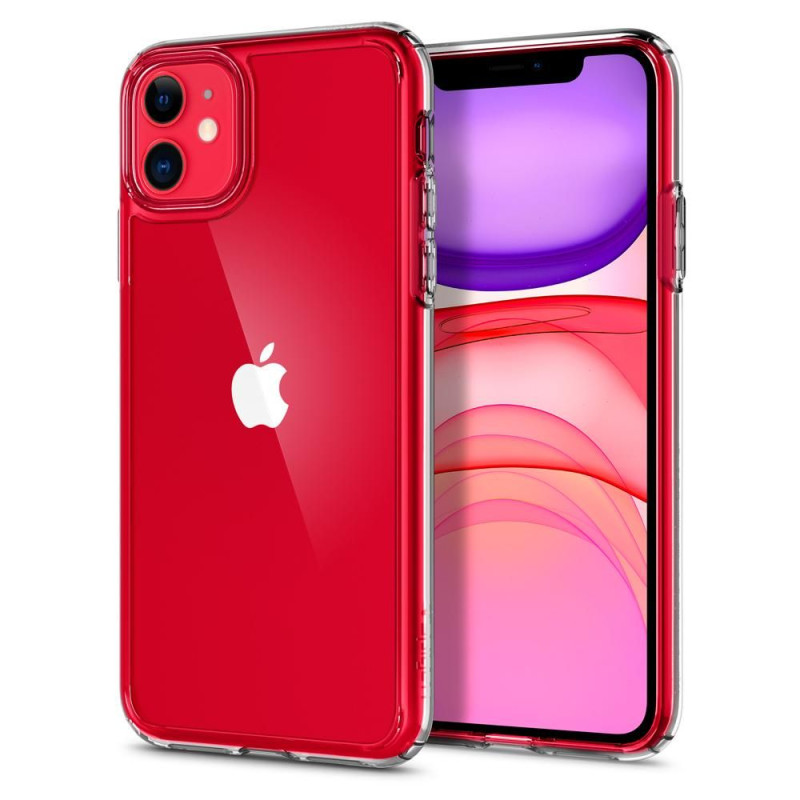 Spigen Ultra Hybrid dėklas iPhone 11 - skaidrus