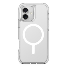 UNIQ Combat Magclick įkrovimo dėklas su MagSafe iPhone 16 - baltas