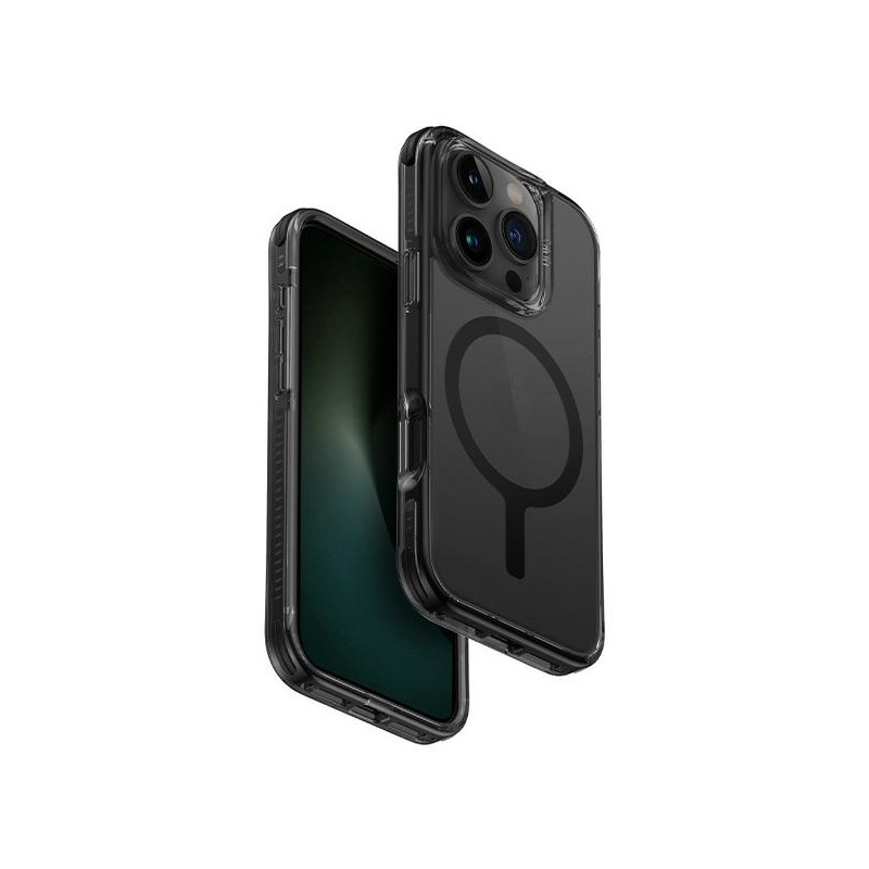UNIQ Combat Magclick įkrovimo dėklas su MagSafe iPhone 16 Pro - juodas