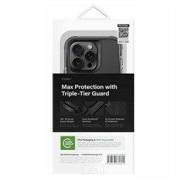 UNIQ Combat Magclick įkrovimo dėklas su MagSafe iPhone 16 Pro - juodas