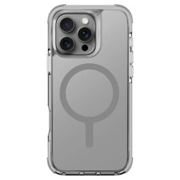 UNIQ Combat Magclick įkrovimo dėklas su MagSafe, skirtas iPhone 16 Pro - pilkas
