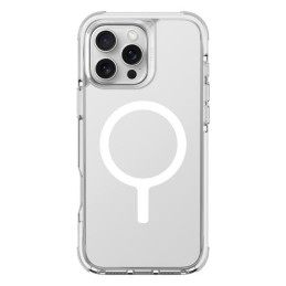 UNIQ Combat Magclick įkrovimo dėklas su MagSafe iPhone 16 Pro Max - baltas