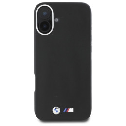 BMW M Smooth Full Wrapped Metal MagSafe dėklas iPhone 16 - juodas