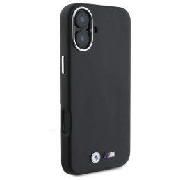 BMW M Smooth Full Wrapped Metal MagSafe dėklas iPhone 16 - juodas