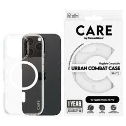 CARE by PanzerGlass Flagship Case iPhone 16 Pro 6,3" juoda/ juoda MagSafe 1346