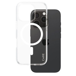 CARE by PanzerGlass Flagship Case iPhone 16 Pro 6,3" juoda/ juoda MagSafe 1346