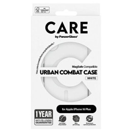 CARE by PanzerGlass Flagship Case iPhone 16 Plus 6,7" baltas / baltas MagSafe 1339