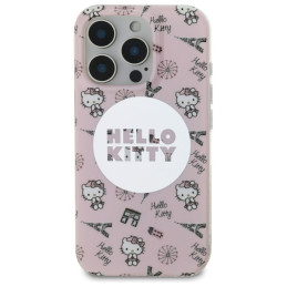 Hello Kitty IML All Over Paris Magsafe dėklas iPhone 16 Pro - rožinis