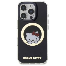 Hello Kitty IML Sweet Kitty Magsafe dėklas iPhone 16 Pro - juodas