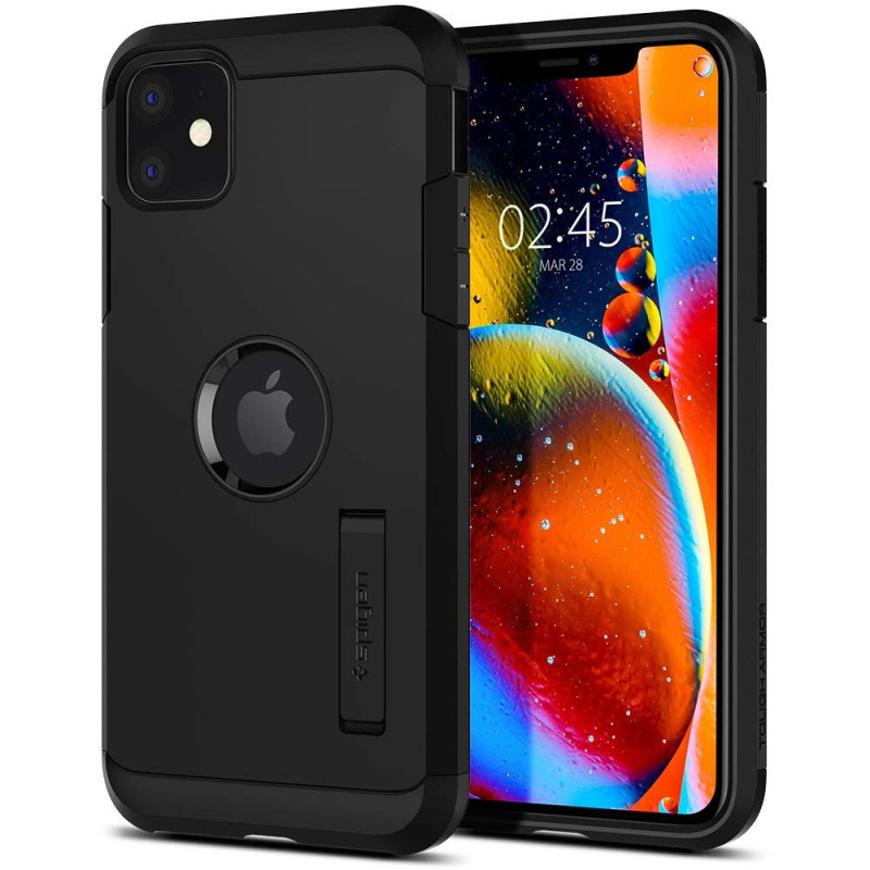 Spigen Tough Armor dėklas iPhone 11 - juodas