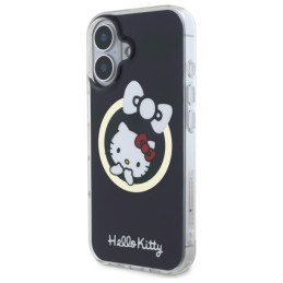 Hello Kitty IML Fun bow Magsafe dėklas iPhone 16 - juodas
