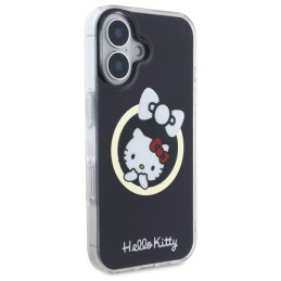 Hello Kitty IML Fun bow Magsafe dėklas iPhone 16 - juodas