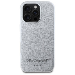 Karl Lagerfeld Hotel RSG dėklas iPhone 16 Pro - pilkas