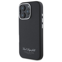 Karl Lagerfeld Hotel RSG dėklas iPhone 16 Pro - juodas