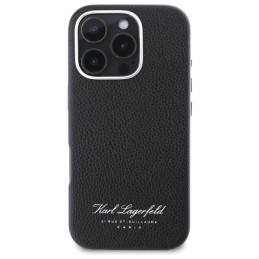 Karl Lagerfeld Hotel RSG dėklas iPhone 16 Pro - juodas