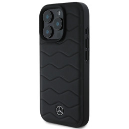 Mercedes MB Waves Odinis dėklas iPhone 16 Pro - juodas