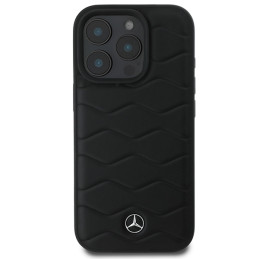 Mercedes MB Waves Odinis dėklas iPhone 16 Pro - juodas