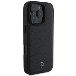 Mercedes MB Waves Odinis dėklas iPhone 16 Pro - juodas