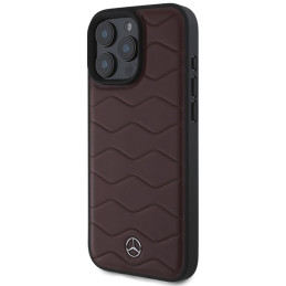 Mercedes MB Waves Odinis dėklas iPhone 16 Pro Max - raudonas