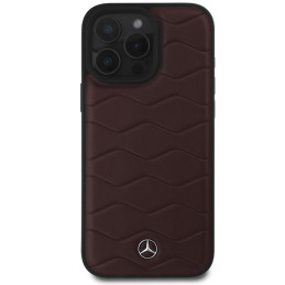 Mercedes MB Waves Odinis dėklas iPhone 16 Pro Max - raudonas