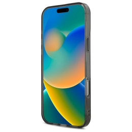 Mercedes MB Case Star Pattern dėklas skirtas iPhone 16 Pro - juodas