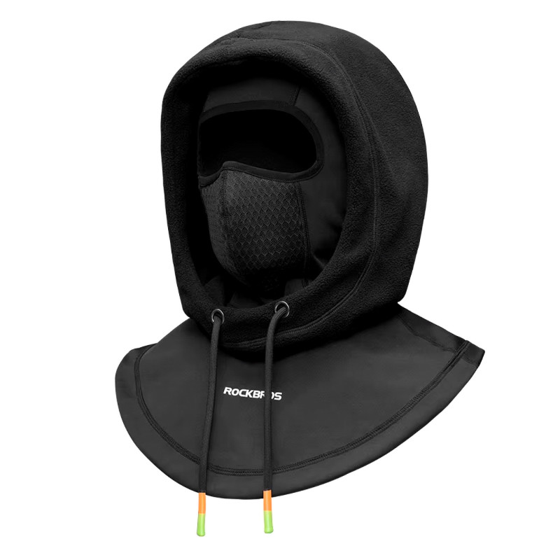 Rockbros YPP025 vėjui atspari sportinė balaklava - juoda