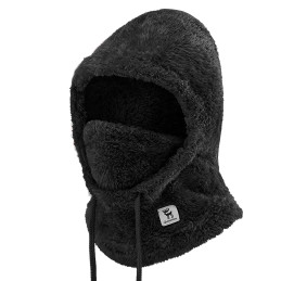 Qunature Arctic Velvet slidinėjimo balaklava L dydis - juoda