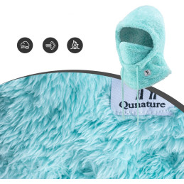 Qunature Arctic Velvet slidinėjimo balaklava M dydis - mėtinė