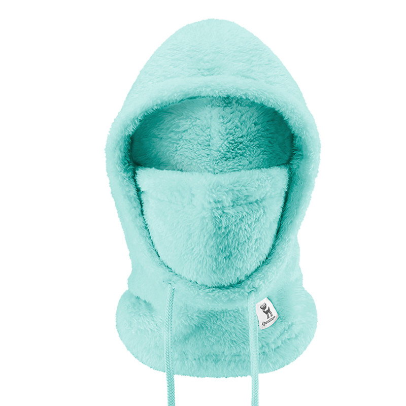 Qunature Arctic Velvet slidinėjimo balaklava L dydis - mėtinė