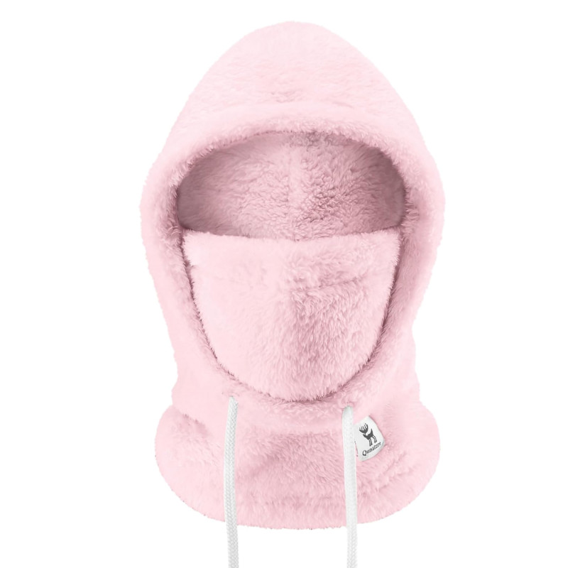 Qunature Arctic Velvet slidinėjimo balaklava M dydis - rožinė