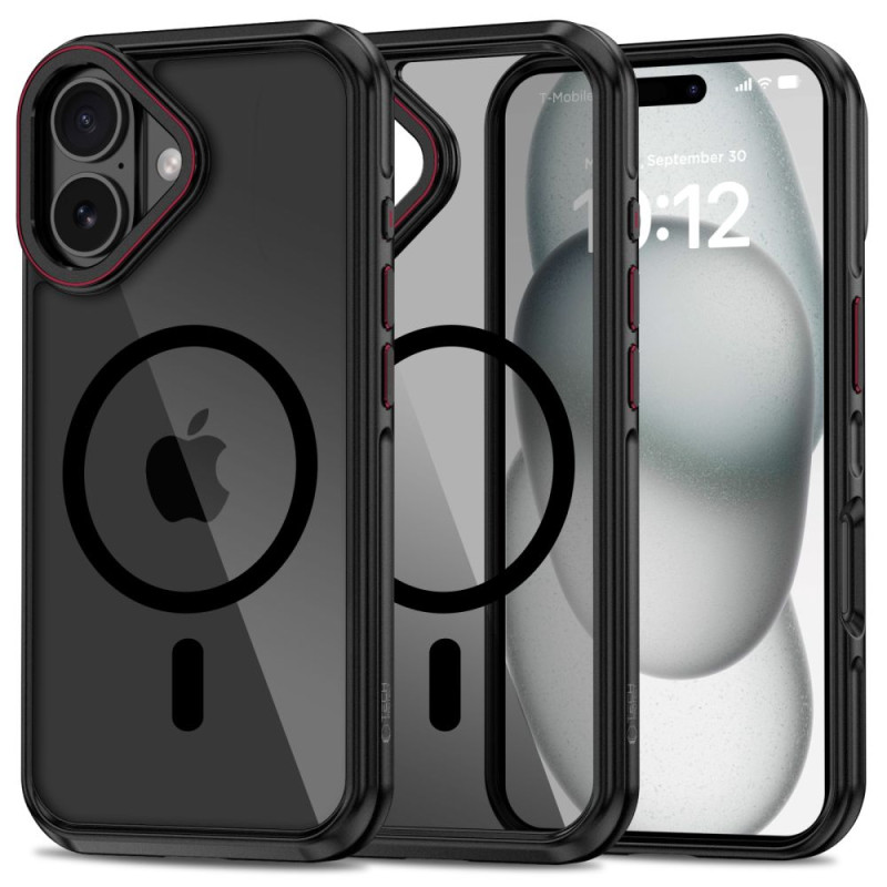 Tech-Protect MagHybrid MagSafe dėklas iPhone 16 - juodas