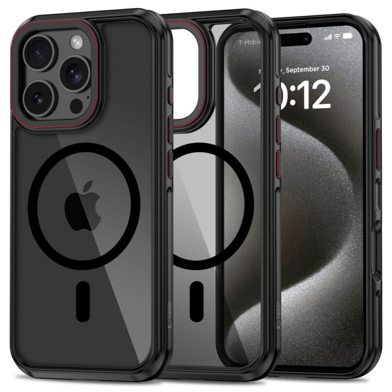 Tech-Protect MagHybrid MagSafe dėklas iPhone 16 Pro Max - juodas