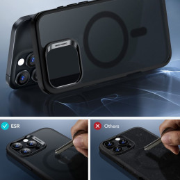 ESR Classic Hybrid Halolock MagSafe dėklas + grūdintas stiklas skirtas iPhone 16 Pro - permatomas