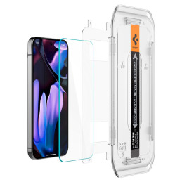 Spigen Glas.tR EZ Fit grūdintas stiklas su aplikatoriumi, skirtas Google Pixel 9 Pro XL (2 vnt.)