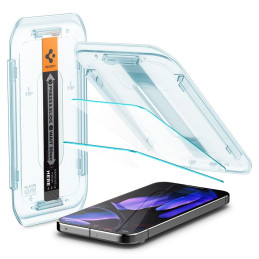 Spigen Glas.tR EZ Fit grūdintas stiklas su aplikatoriumi, skirtas Google Pixel 9 Pro XL (2 vnt.)