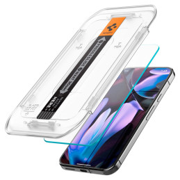 Spigen Glas.tR EZ Fit grūdintas stiklas su aplikatoriumi, skirtas Google Pixel 9 Pro XL (2 vnt.)