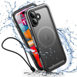 Tech-Protect ShellBox MagSafe IP68 dėklas skirtas iPhone 16 Pro Max - juodas