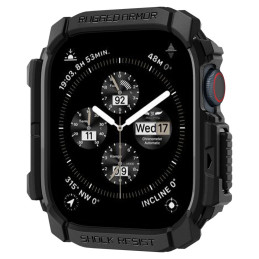 Spigen Rugged Armor dėklas Apple Watch 10 (42 mm) - juodas
