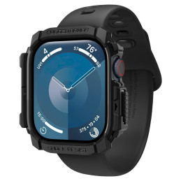 Spigen Rugged Armor dėklas Apple Watch 10 (42 mm) - juodas