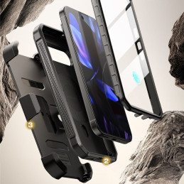 Supcase UB Pro Mag MagSafe dėklas, skirtas Google Pixel 9 Pro XL - juodas