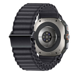 Tech-Protect Weave Pro dirželis, skirtas Samsung Galaxy Watch Ultra (47 mm) - juodas