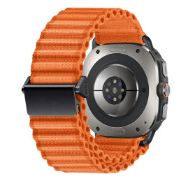 Tech-Protect Weave Pro dirželis, skirtas Samsung Galaxy Watch Ultra (47 mm) - oranžinis