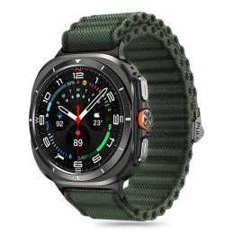 Tech-Protect Weave Pro dirželis, skirtas Samsung Galaxy Watch Ultra (47 mm) - žalias