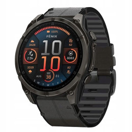 Tech-Protect silikoninis PU dirželis, skirtas Garmin Fenix 5 / 6 / 6 Pro / 7 / 8 (47 mm) / E - juodas