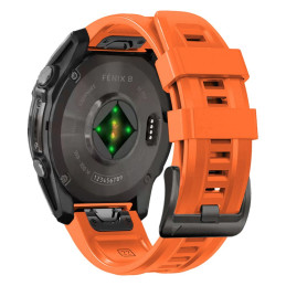 Tech-Protect silikoninis dirželis, skirtas Garmin Fenix 5X / 5X Plus / 6X / 6X Pro / 7X / 8 (51 mm) - oranžinė