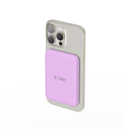Tech-Protect LifeMag MagSafe PB10 5000 mAh maitinimo blokas - rožinė