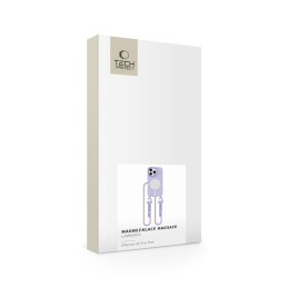 Tech-Protect MagNecklace MagSafe dėklas su dirželiu, skirtas iPhone 16 Pro Max – violetinė